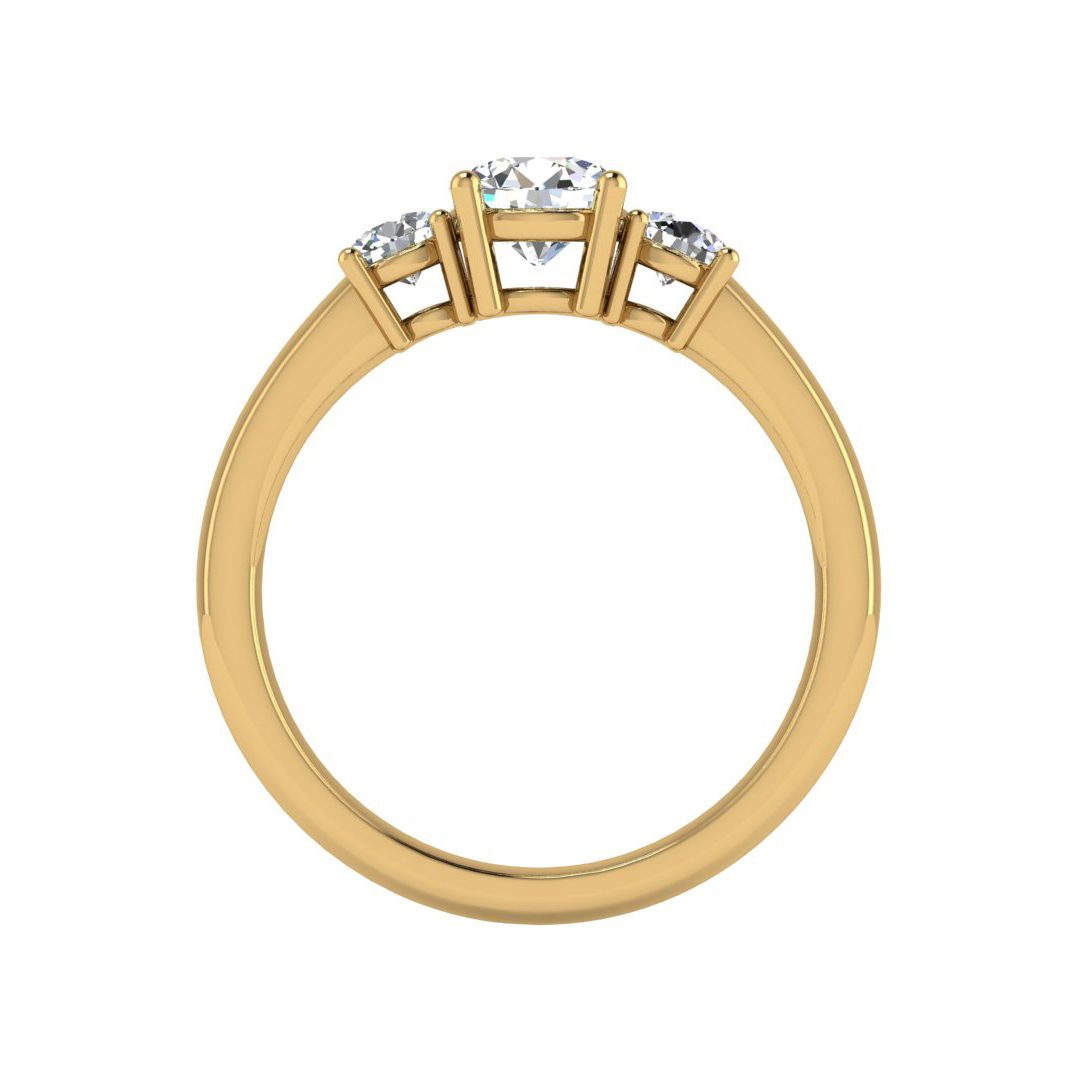 Wynter Three-Stone Engagement Ring
